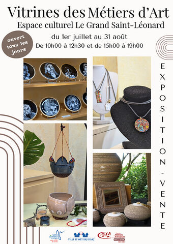 Boutique éphémère des métiers d'art au Grand Saint Léonard