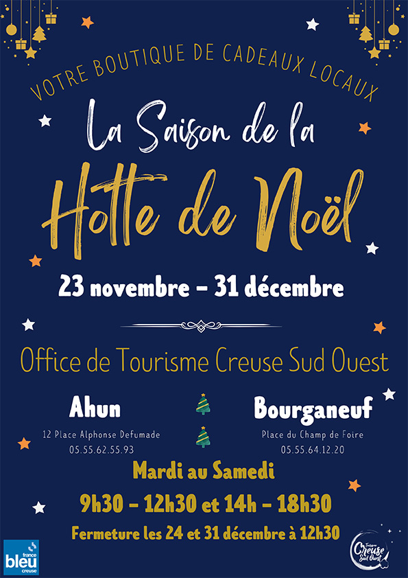 affiche hotte noel bourganeuf 2022