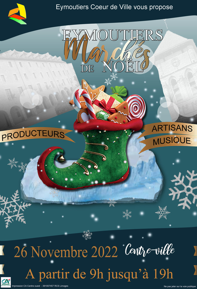 affiche marche noel eymoutiers 2022