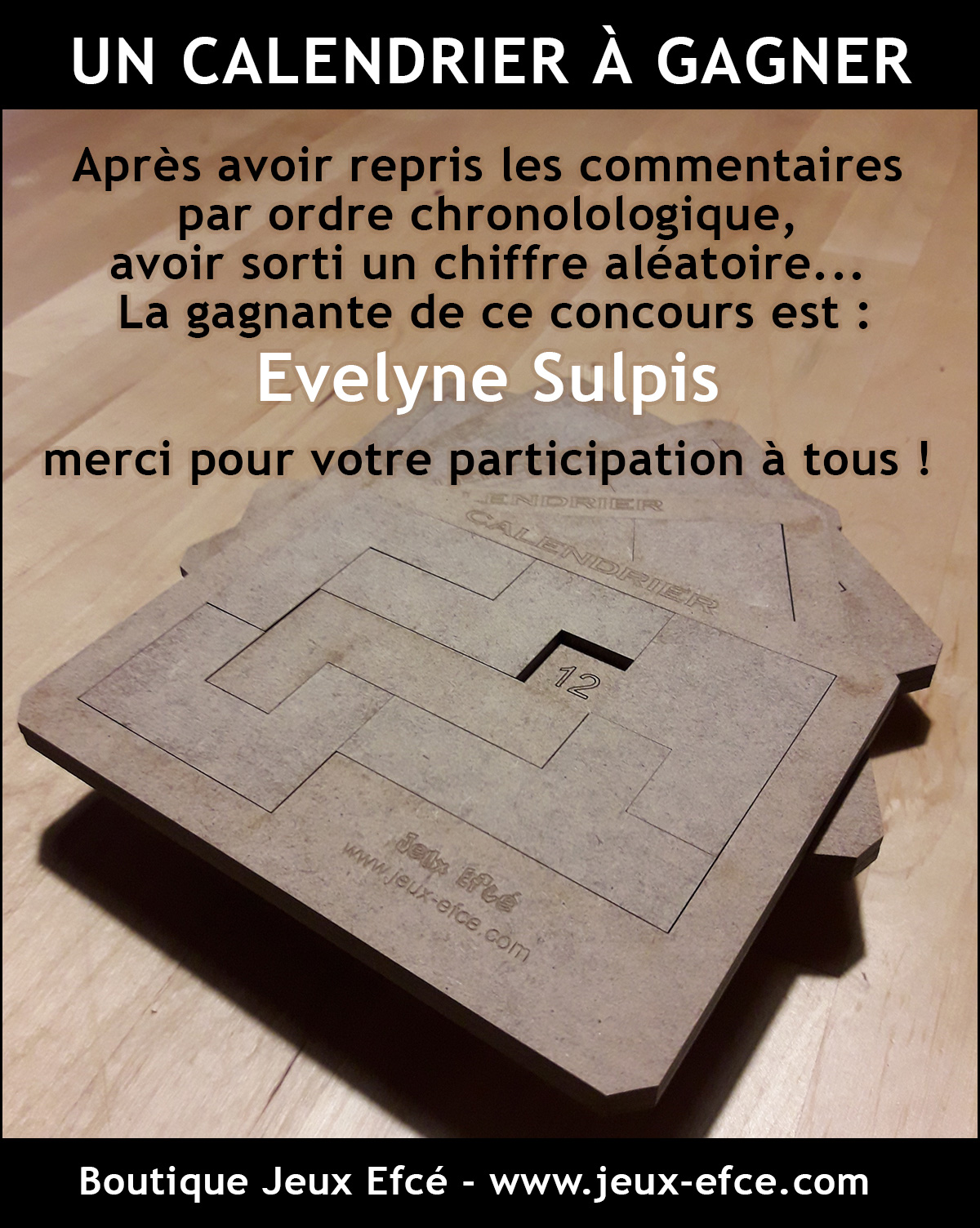 concours jeux efce 2019 resultat